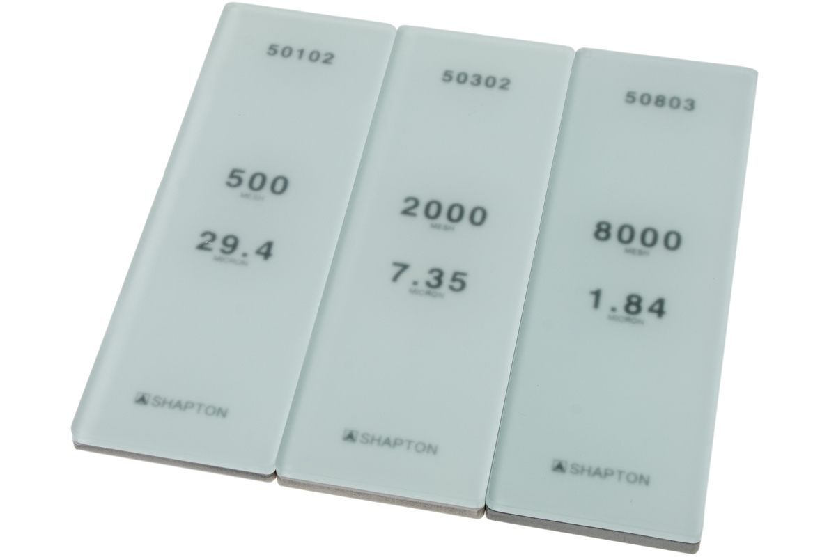 shapton glass sett, slipestein sett, shapton sett
