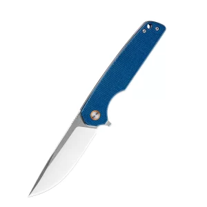 Foldekniv 9cm D2 Micarta Blue [GT961 blue]
