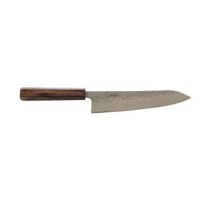 Tsunehisa 440C Damaskus Tsuchime Oak - Gyuto 210mm [643]