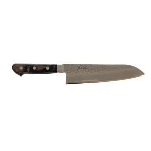 Tsunehisa AUS8 Tsuchime Brown - Santoku 180mm [644]